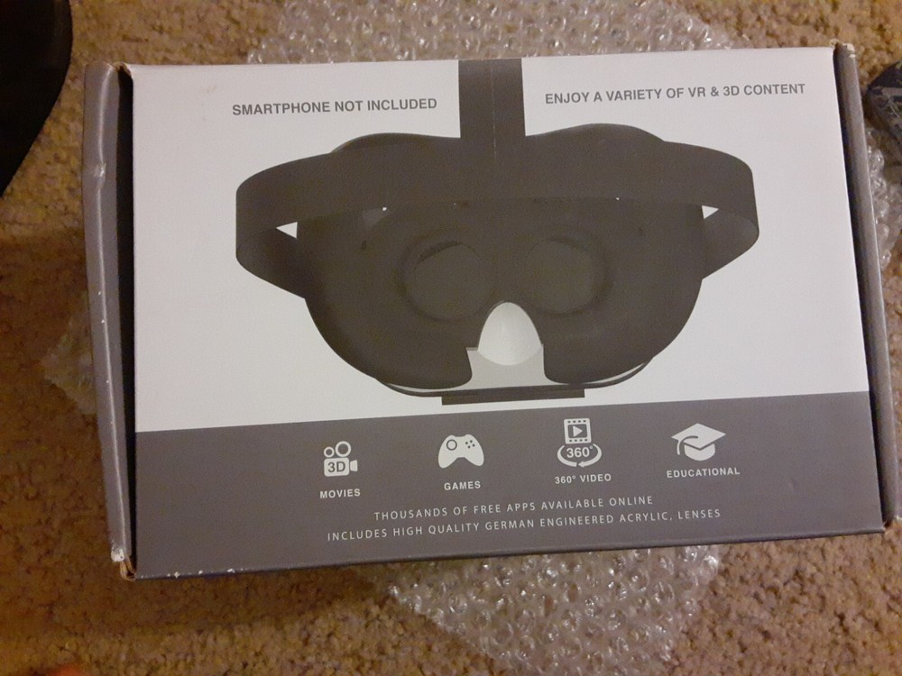 VR Headset Dynamic Virtual Viewer (DVV) Beginner Virtual Reality Headset See Des