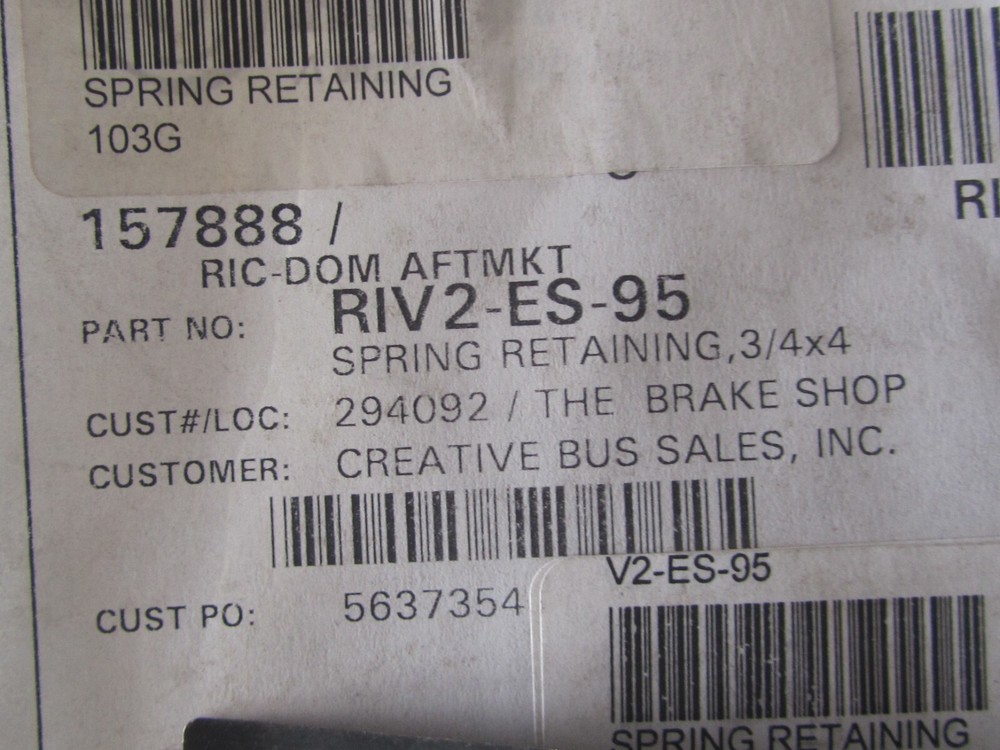 RICON SPRING RETAINING 3/4 X 4 RIV2-ES-95