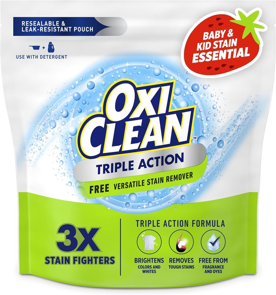 Triple Act Versatile Stain Remover Powder, Use with