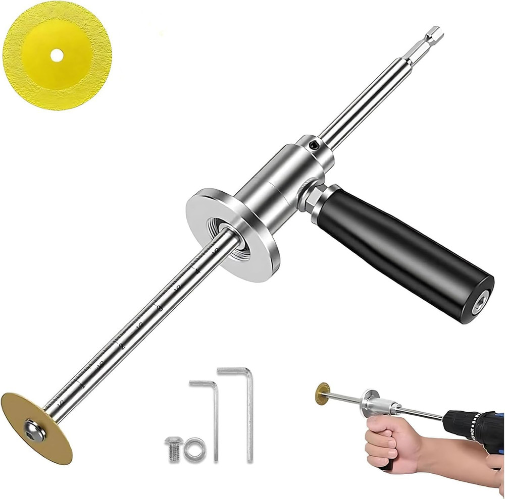 Inside Pipe Cutter for PVC Pipe, Upgraded Versatile PVC Pipe Cutter and Drill...