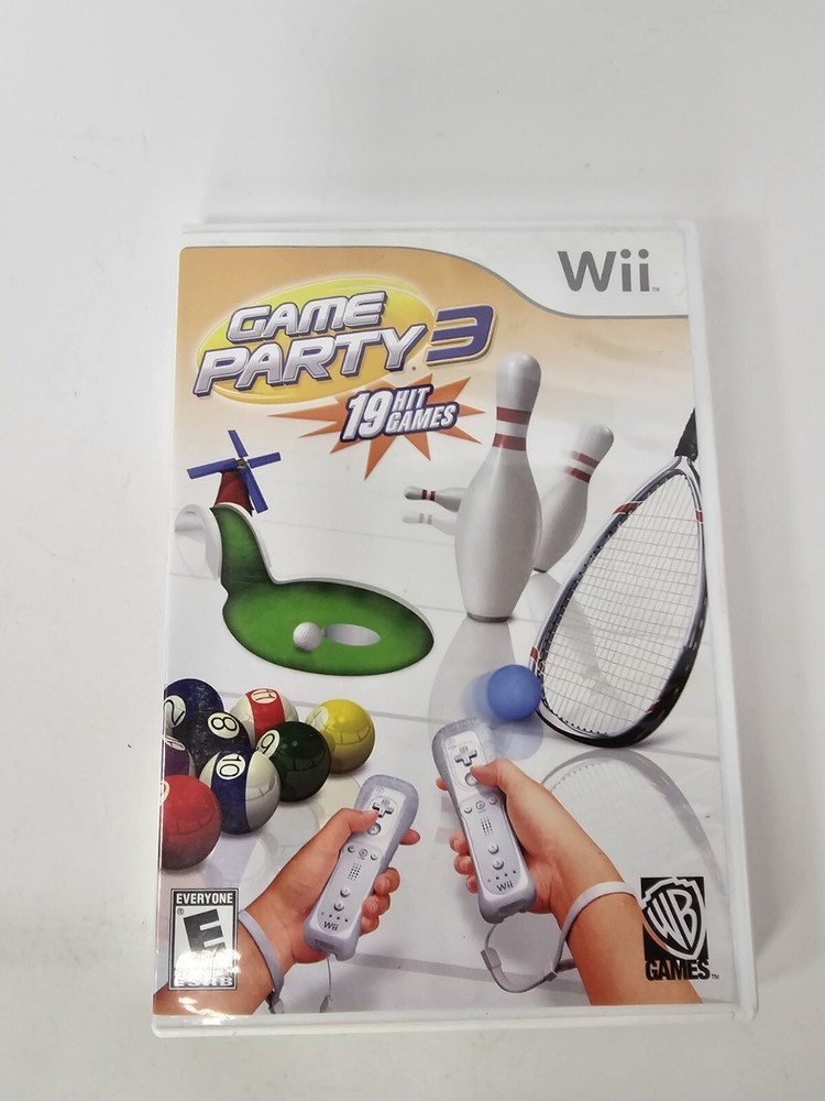 Case Only NO GAME Game Party 3 Nintendo Wii Authentic