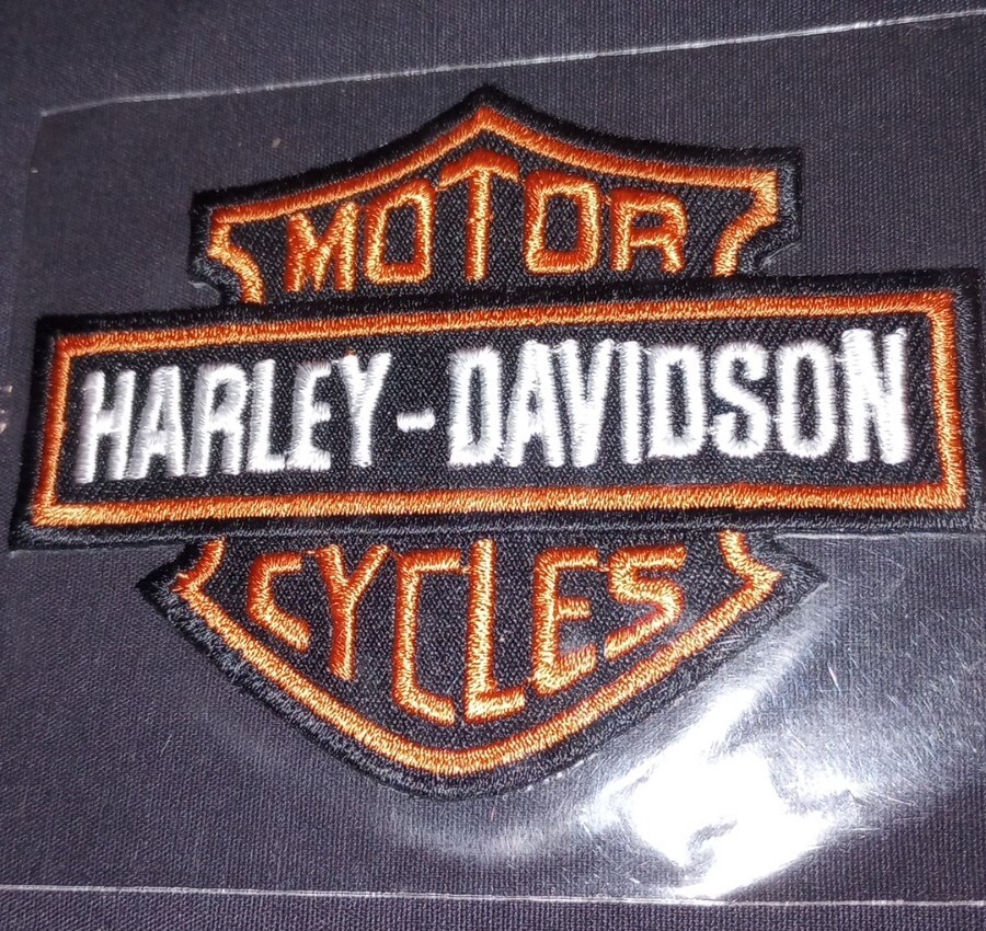 VINTAGE STYLE HARLEY DAVIDSON EMBROIDERED  PATCH