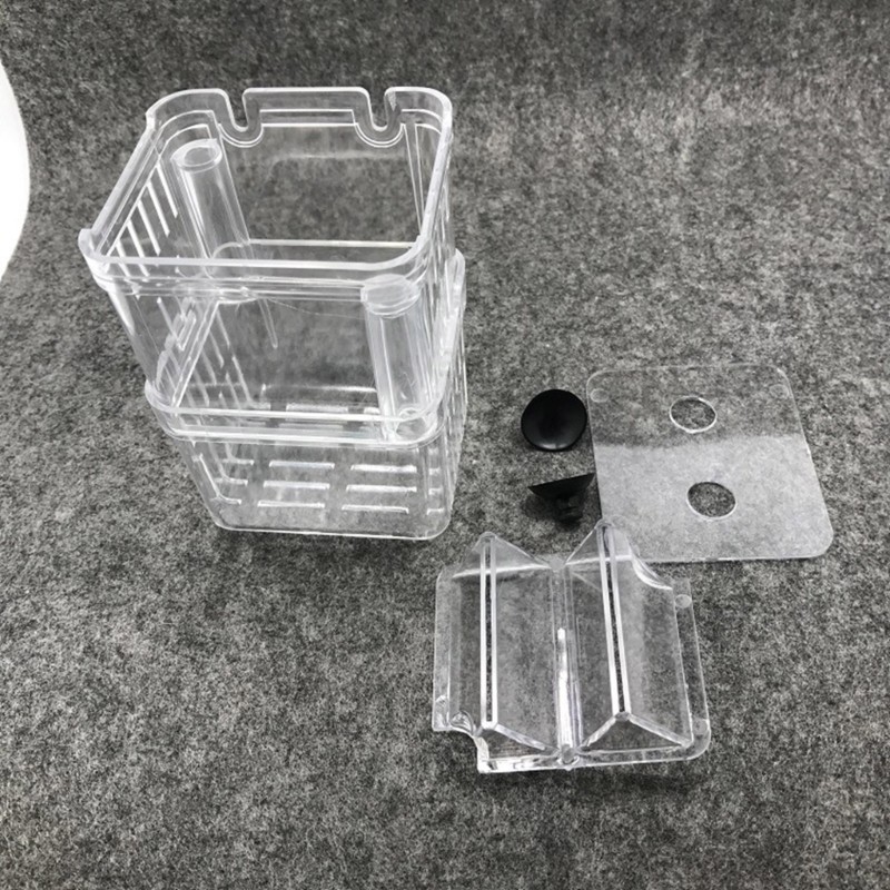 Double Layer Floating Fish Hatchery Box For Aquarium Breeding Isolation 2PCS