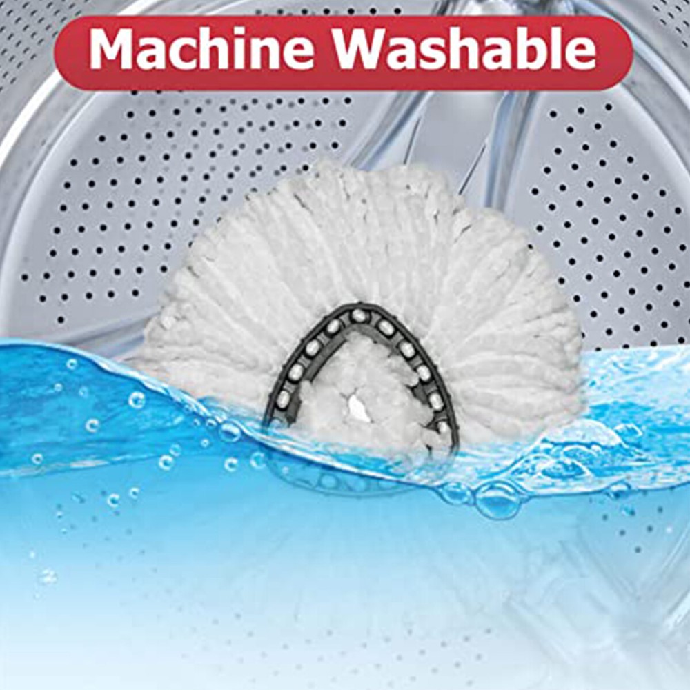 10X Microfiber Mop Heads Easy-to-Clean Mop Head Replacement O-Cedar Compatible