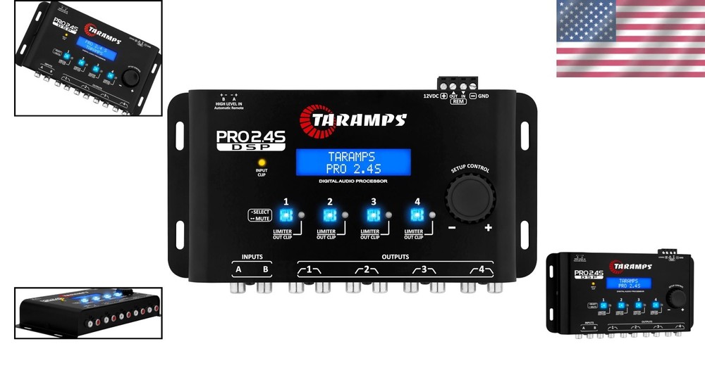 Full Digital Signal Processor with 15-Band EQ & Advanced Crossover Features