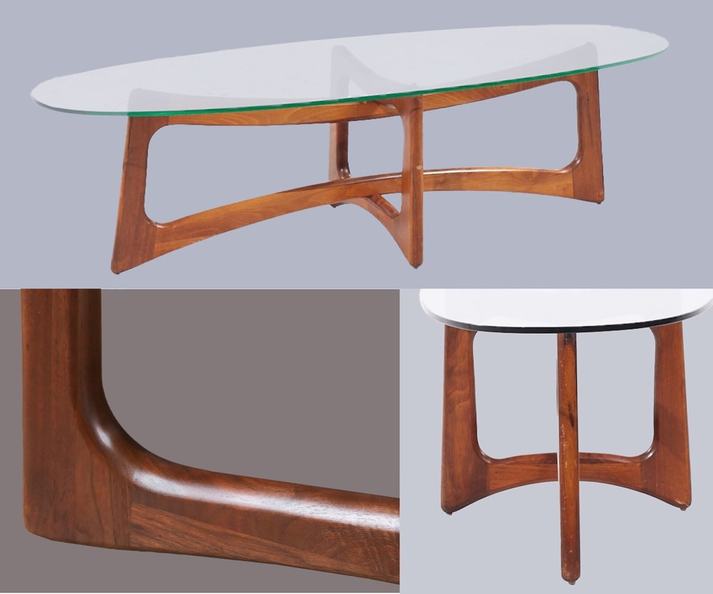 Adrian Pearsall  Walnut Coffee Table