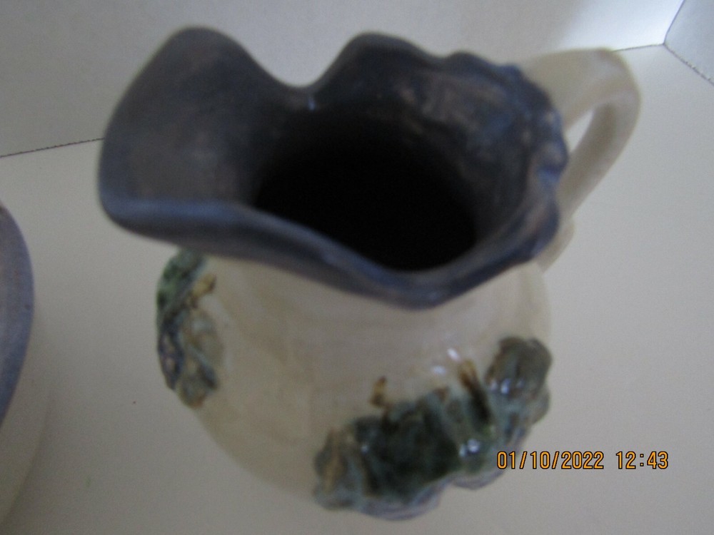 Pitcher and bowl, Quyle Kilns Pottery,