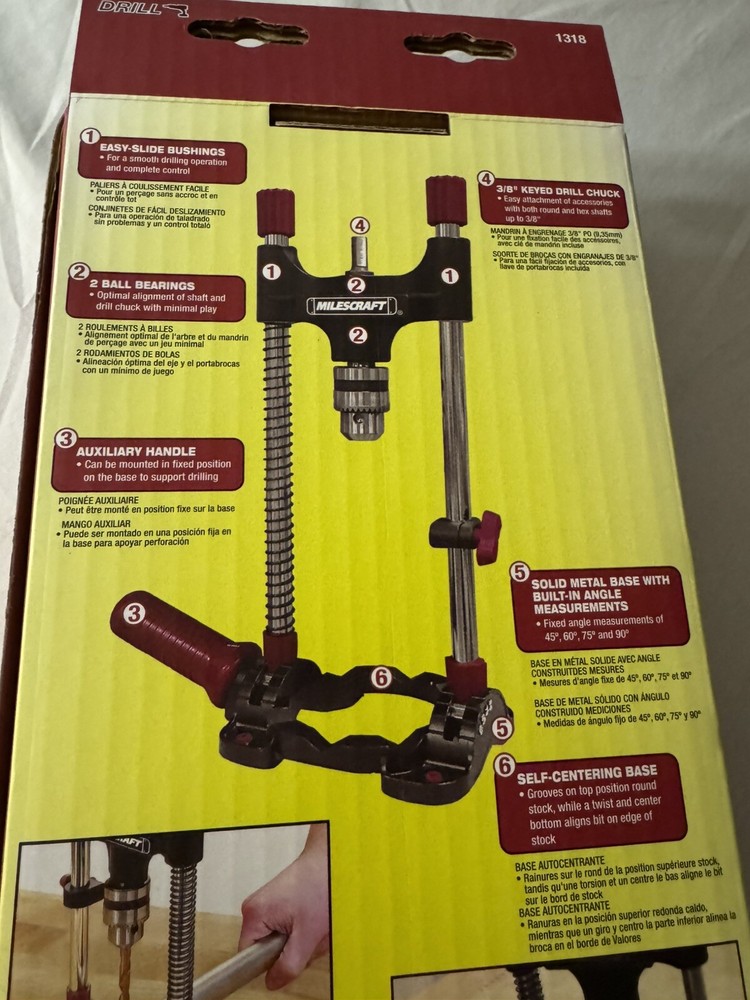 Milescraft 1318 DrillMate Portable Drill Guide Drill Press