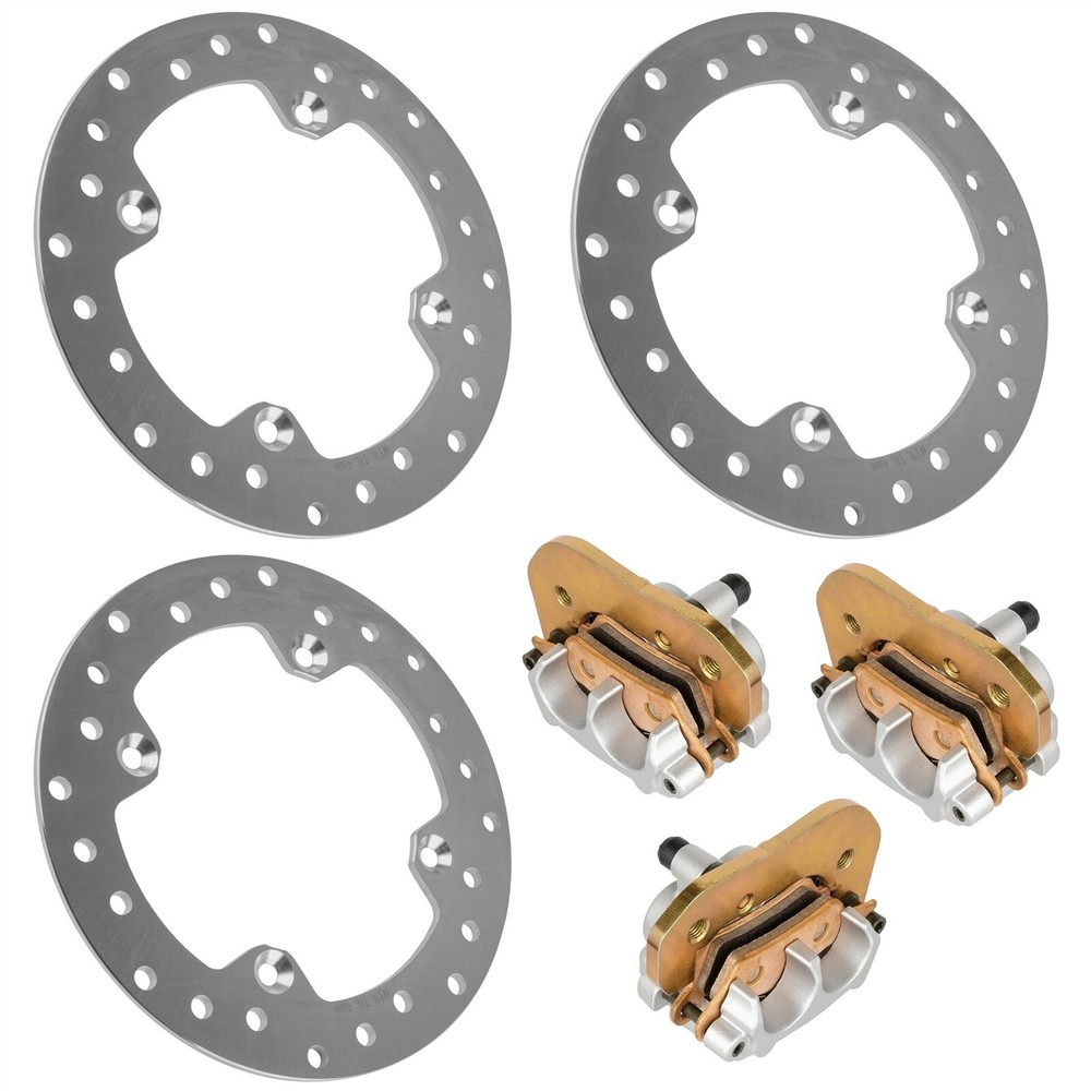Front/Rear Brake Disc & Caliper Kit for CanAm Outlander 850 XT 2018-2024