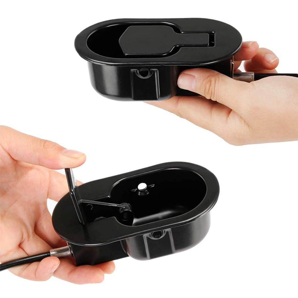 Metal Recliner Handle Replacement Parts with Cable, Couch Release Lever Pull ...