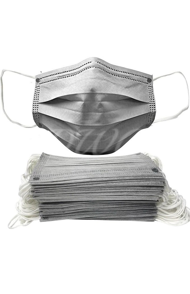 Gray Disposable Face Mask 40 PCS