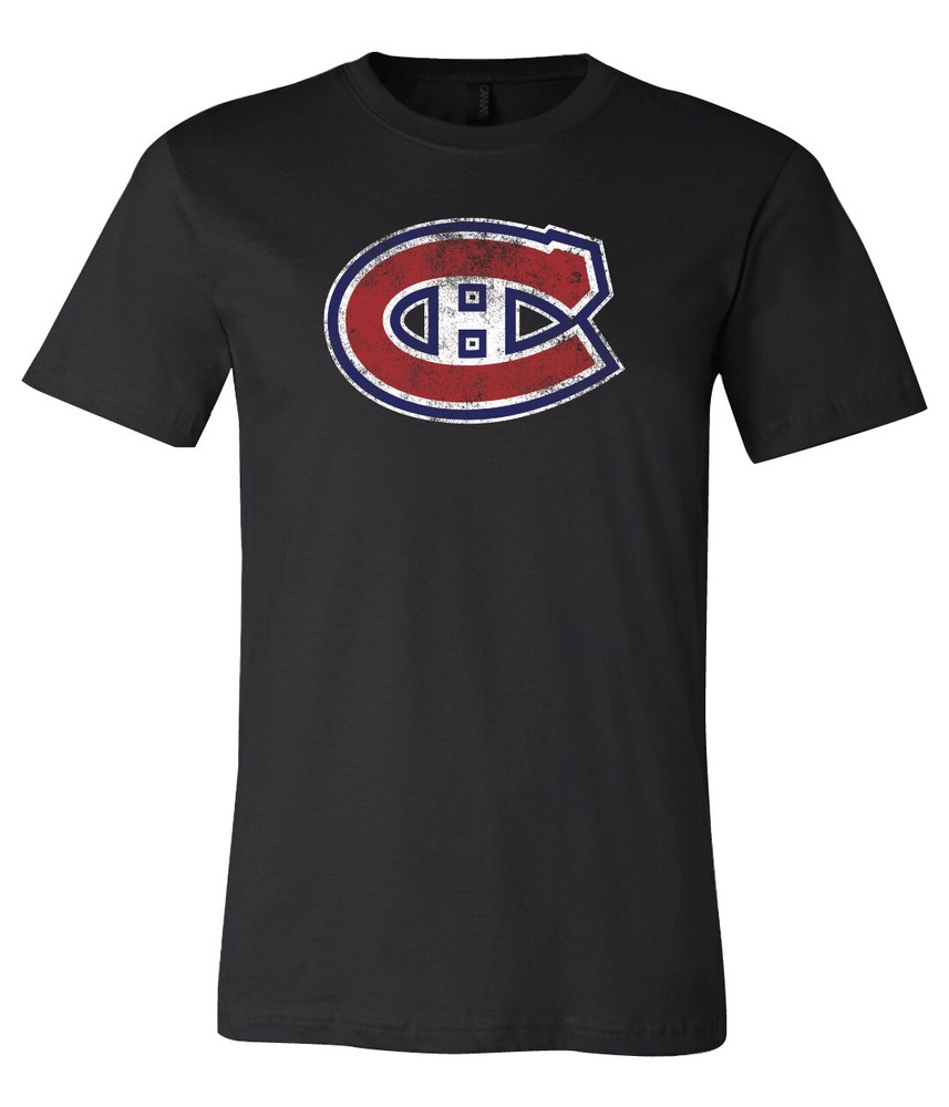 Montreal Canadiens Distressed logo shirt S-6XL Tracking!!