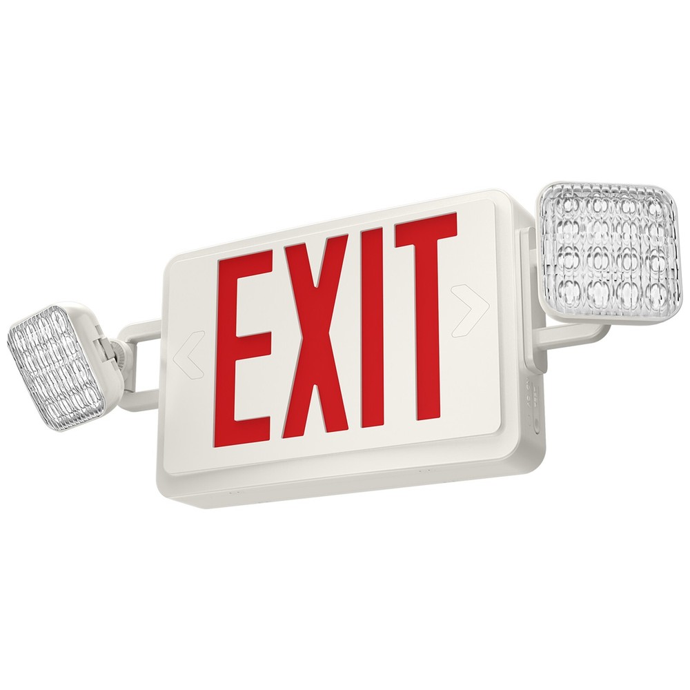 UL Listed- 6 Packs Red Led Exit Signs with Battery Backup For Led Exit Lights.
