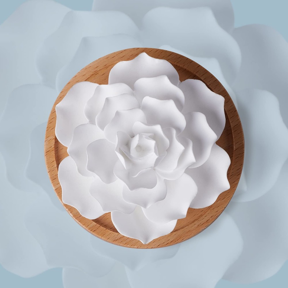 Passive Essential Oil Diffuser,Aromatherapy Mini Ceramic Roses