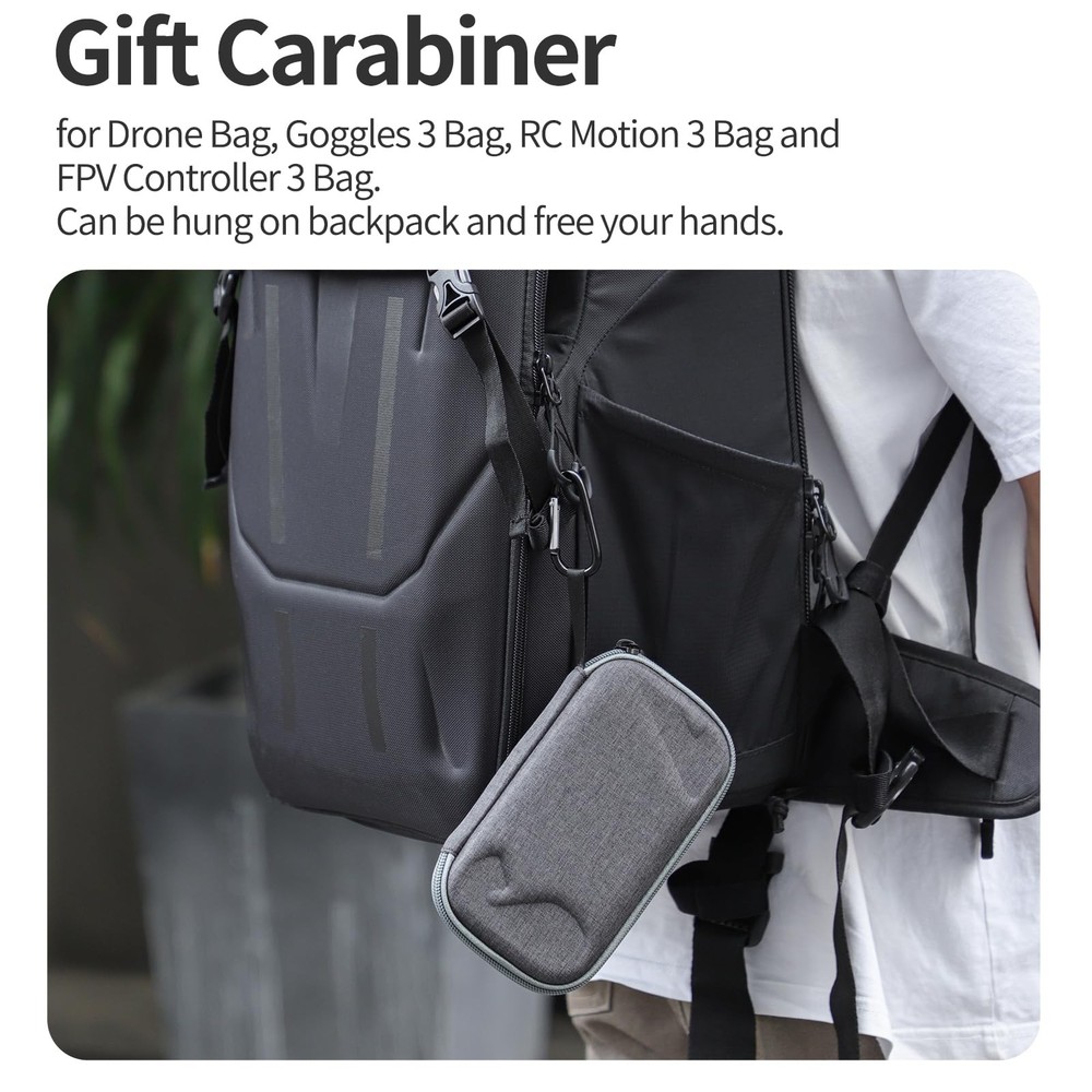 Portable Carrying Case for DJI FPV Remote Controller 3, Hard Shell Storage Ba...