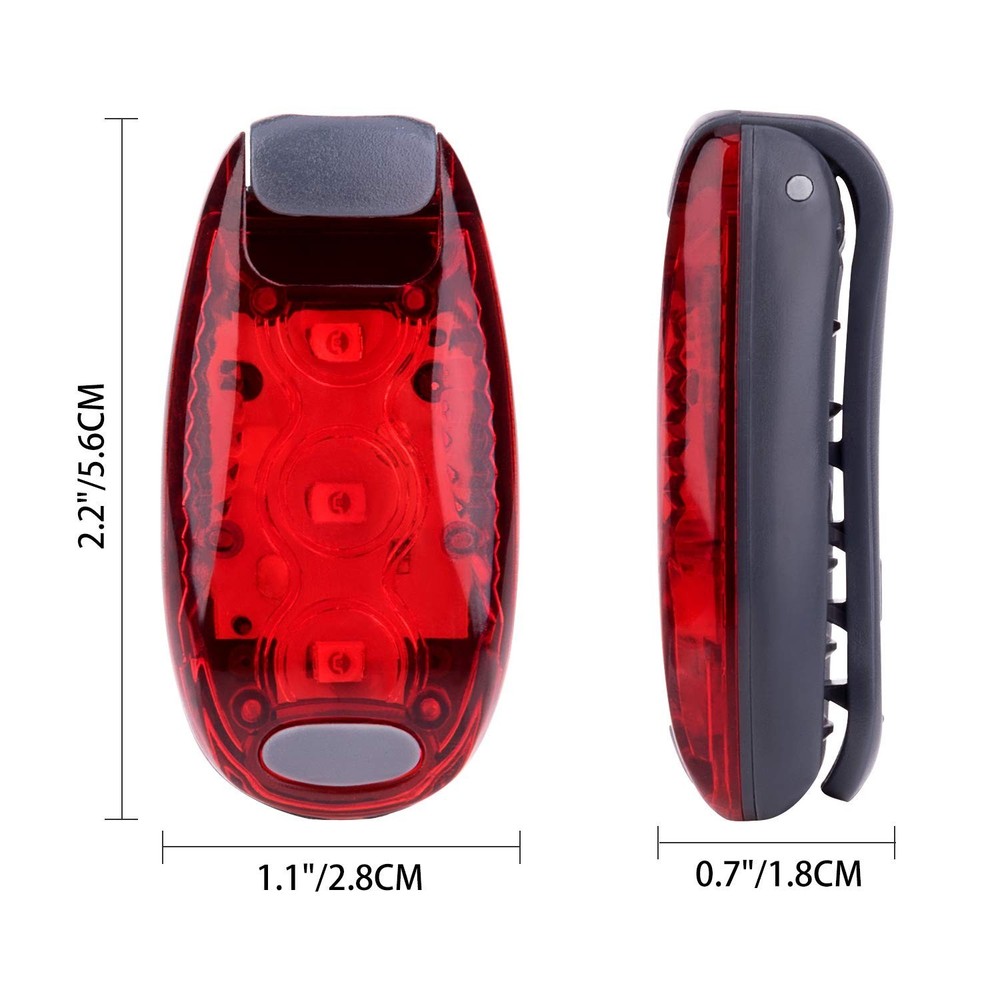 9 Pack Led Safety Light, Safety Light, High Visibility Strobe Running Lights ...
