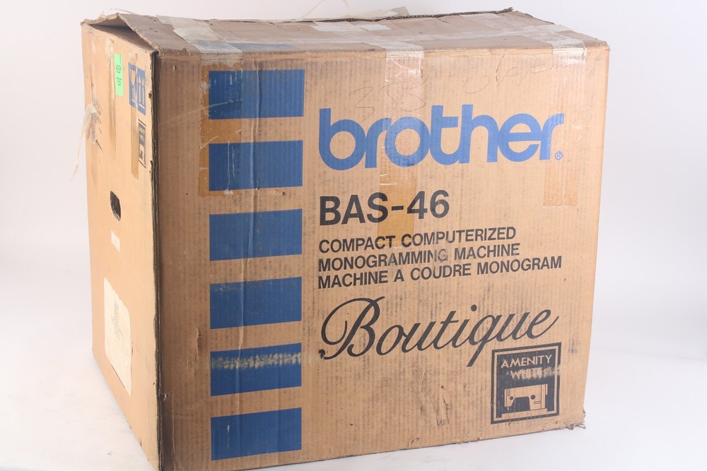 Brother Boutique BAS-46 Compact Computerized Monogramming Machine