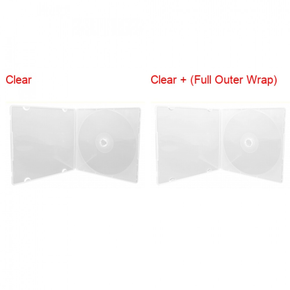 SLIM Color Single VCD PP Poly Cases 5MM Lot