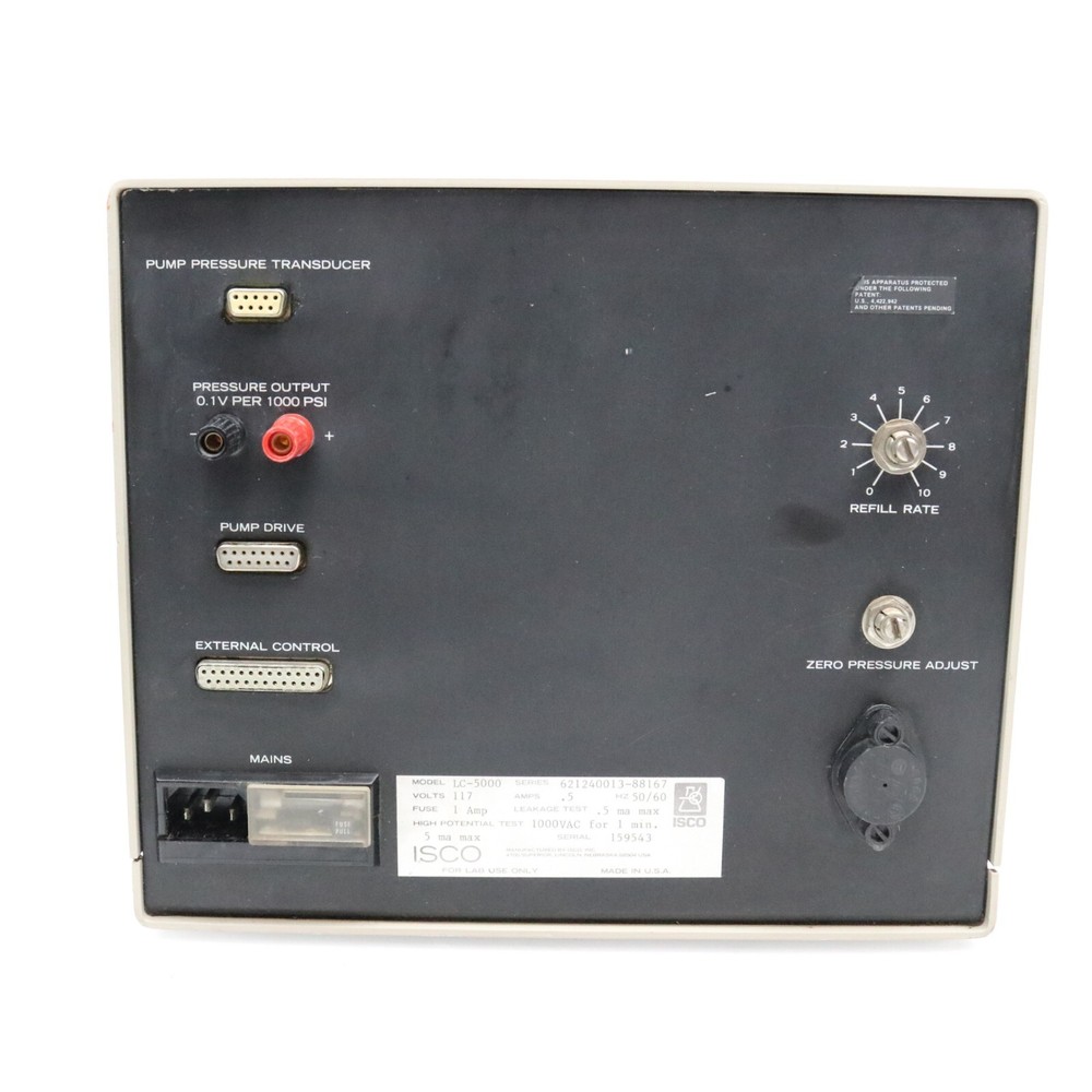 Teledyne ISCO LC-5000 Syringe Pump Controller, No Pressure Display, Powers On