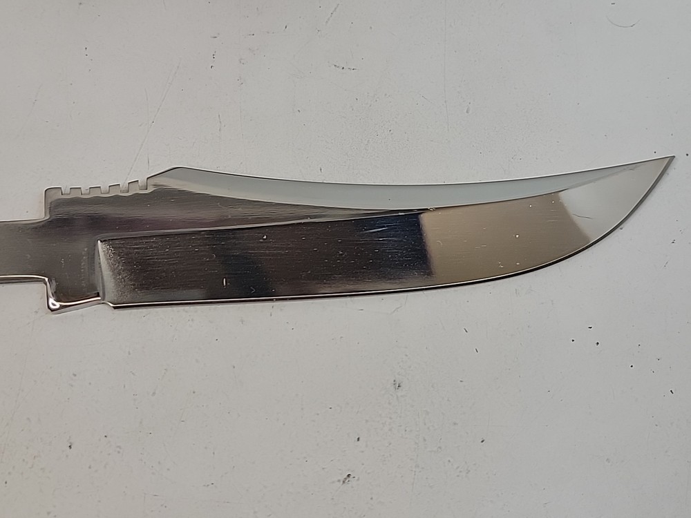 unfinished fixed skinner knife