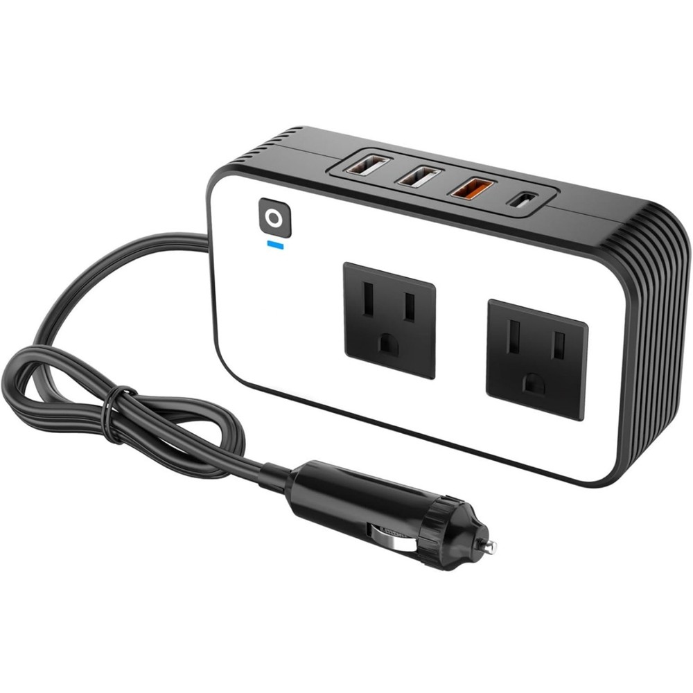 Portable Car Power Inverter for 12V Car with Multiple Protection Safety Features