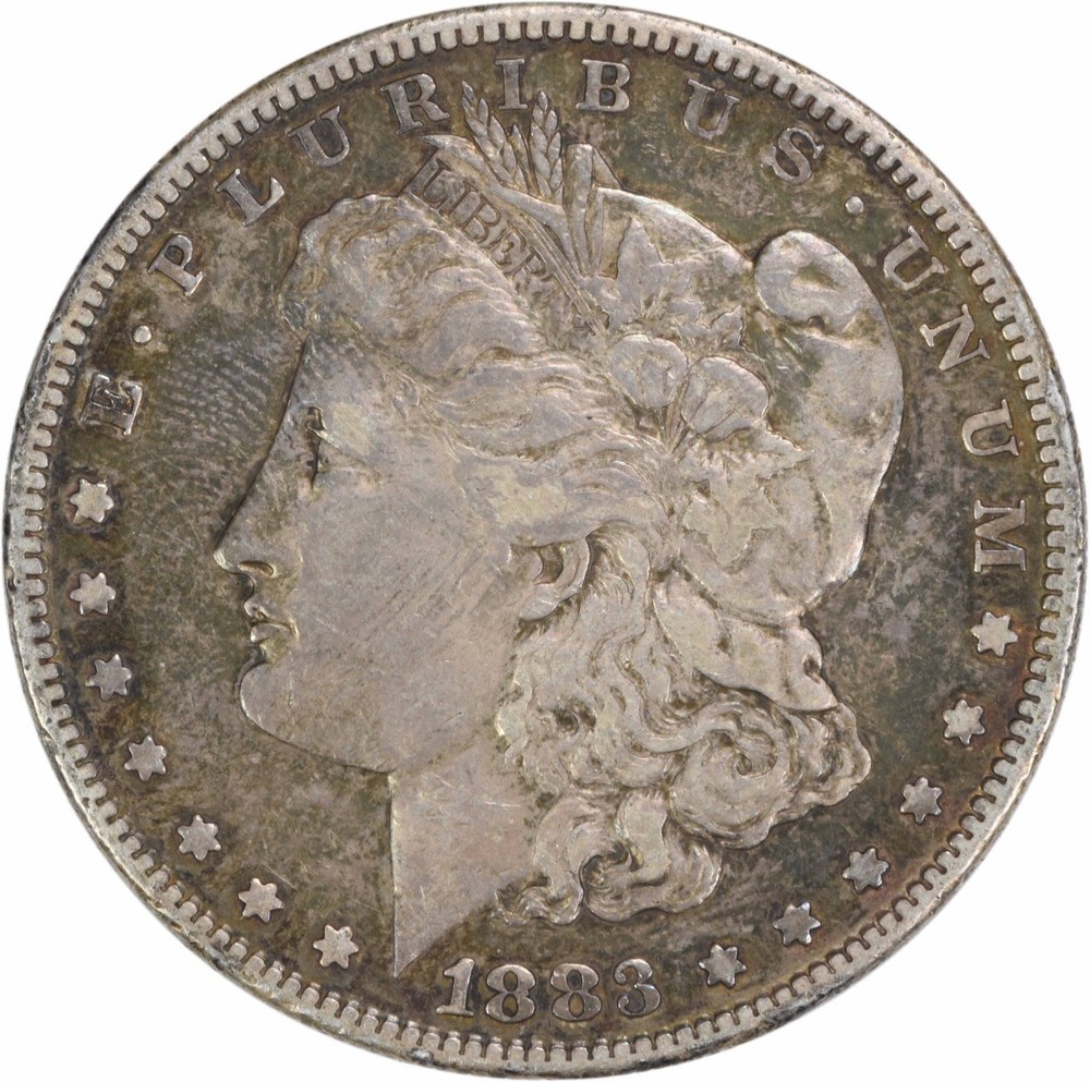 1883-S Morgan Silver Dollar EF Uncertified #215