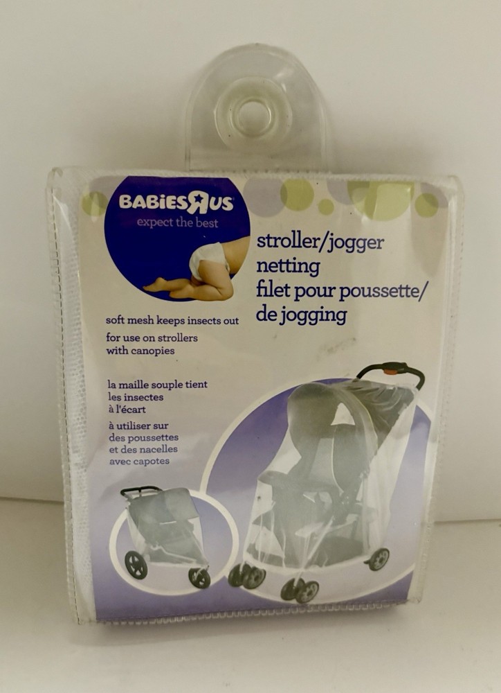 Babies R Us Stroller Jogger Netting Use with Canopy Strollers New