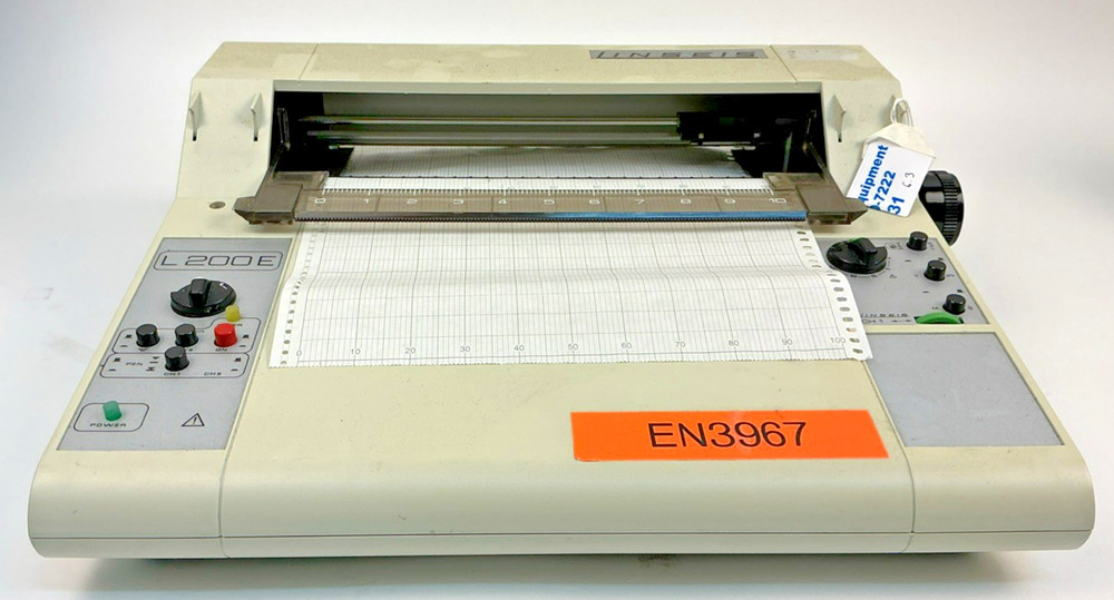 Linseis L200e Flat Bed Chart Recorder Single Channel Analog