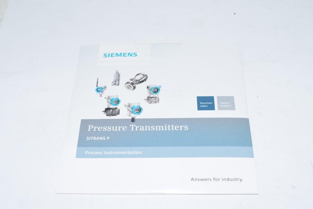 NEW Siemens Sitrans P Pressure Transmitters Software DVD