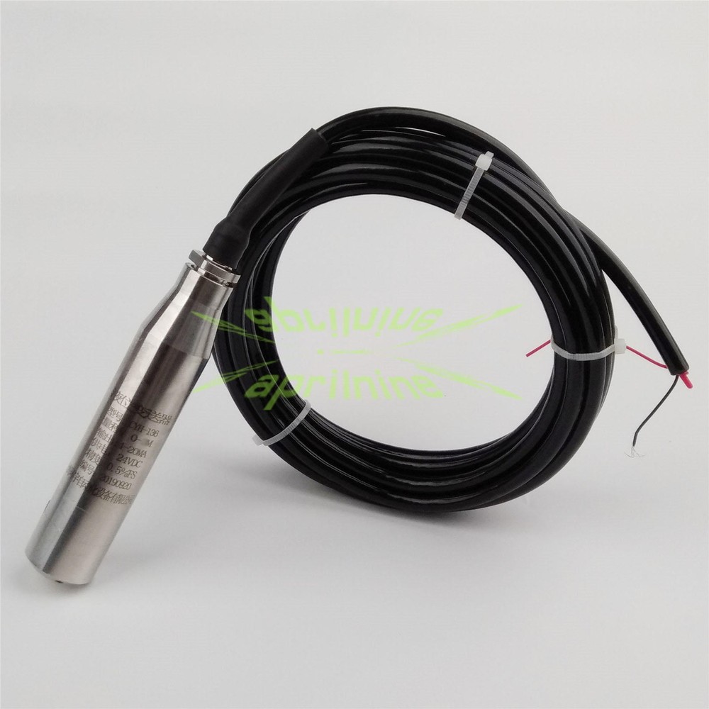 4-20MA 1.0m Range Water Level Transmitter Liquid Level Transducer Sensor