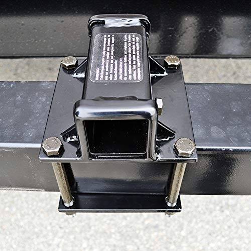 RV BUMPER ADAPTER, Black, 2-Inch