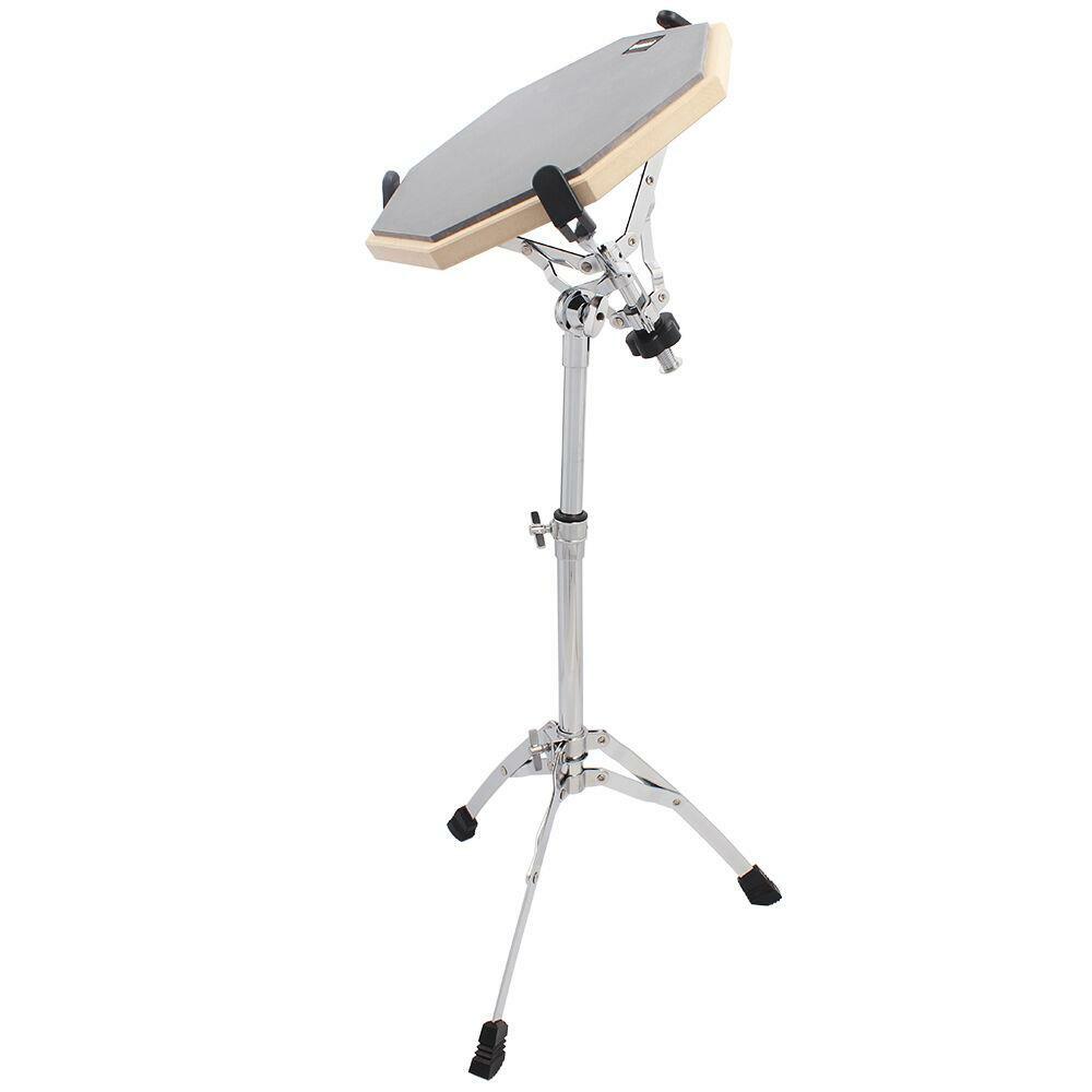 New Silver Snare Drum Stand - Heavy Duty Hardware Percussion