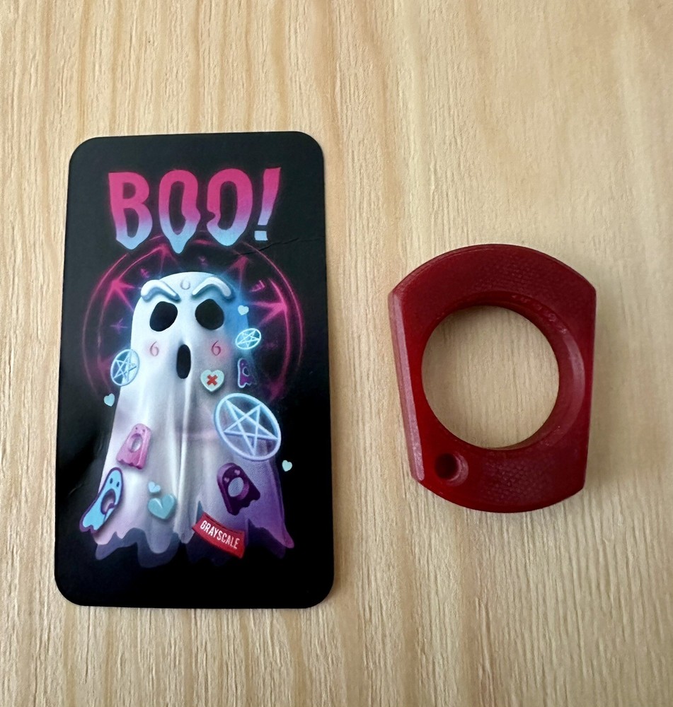EDC BOOS Ruby Red FN G10 Smooth - New Rare EDC