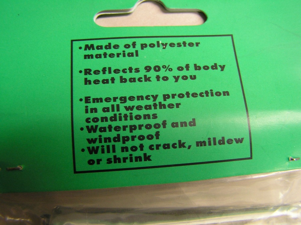 6 – Emergency Blankets & Bags