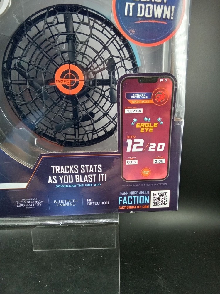 Faction Skyfire Target Drone Gel Battle System Bluetooth Enabled Drone Hits