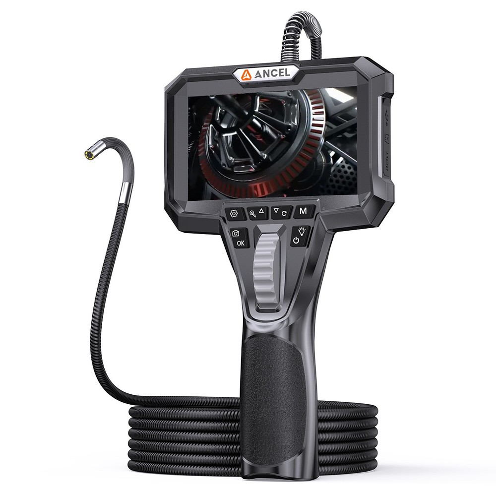 ANCEL AN301 Articulating Endoscope Camera Borescope Support Continuous Recording