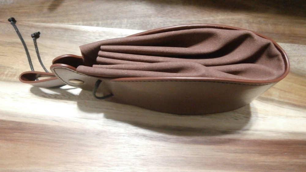 Medieval Brown Leather Belt Pouch