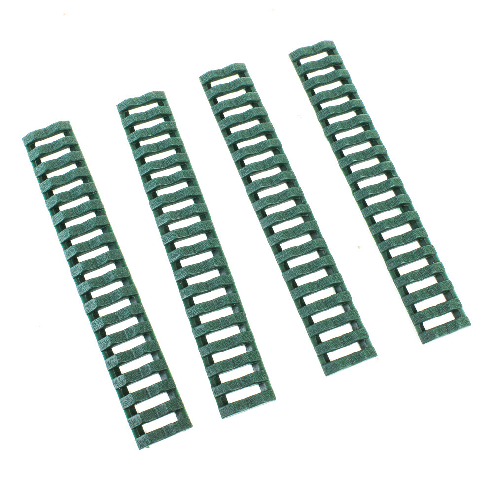 Quad Rail Ladder Covers (4 Pcs) -GREEN