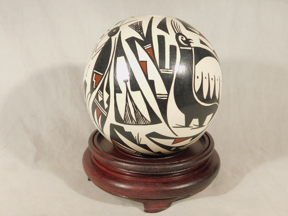 Display Stand Solid Wood Decorative Design Medium Size