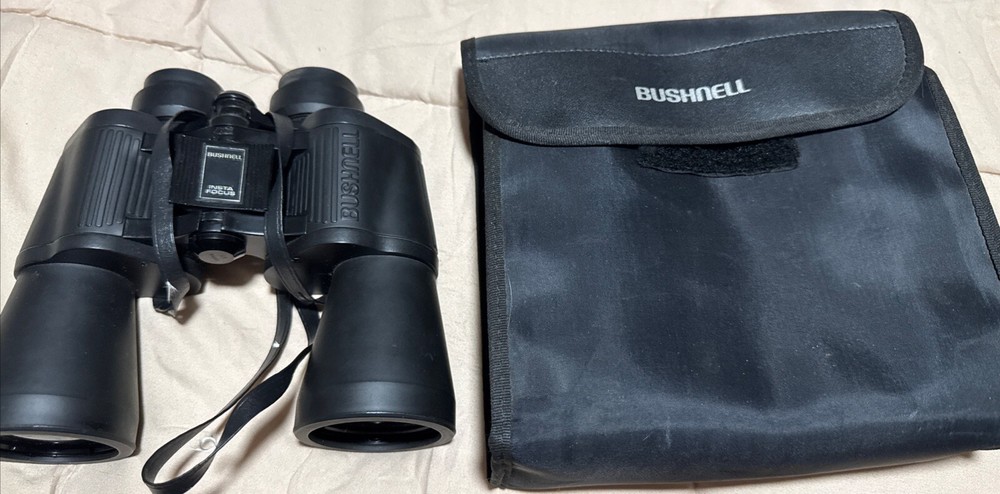 Bushnell Instafocus 10x50 Binoculars With Case