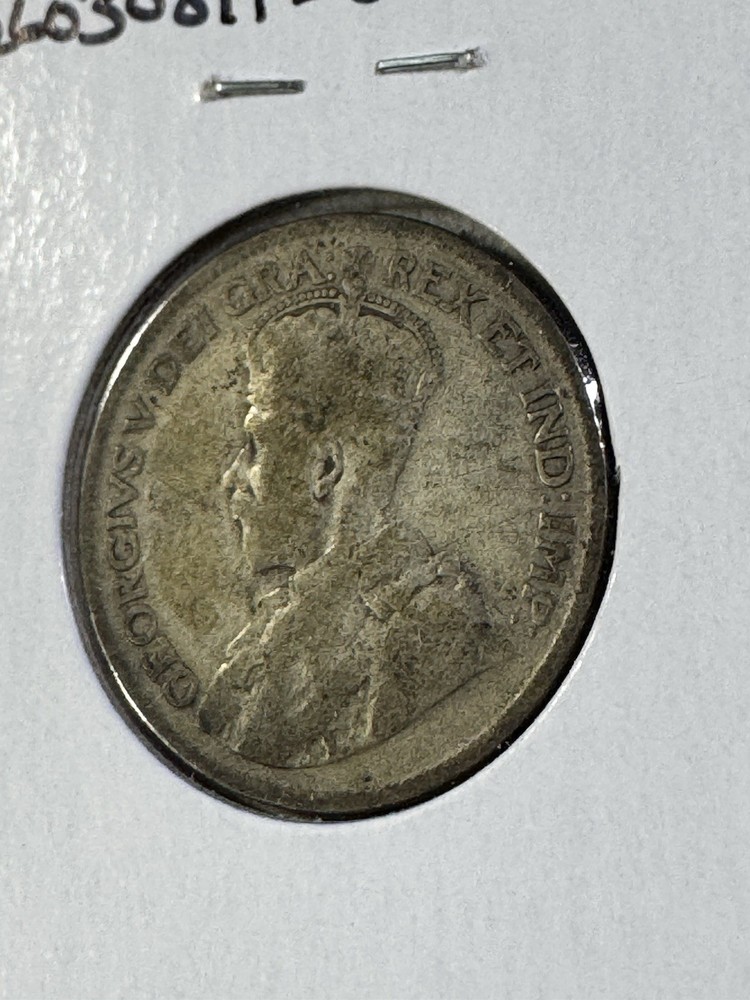 1928 Canada 25 Cents Silver Coin