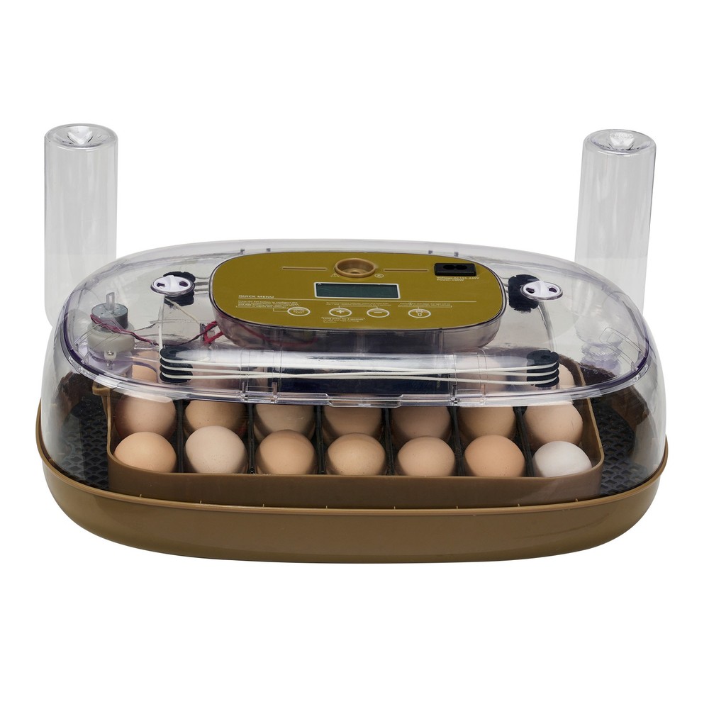 24 Eggs Incubator with Automatic Egg Turning, Temperature & Humidity Control, Ex