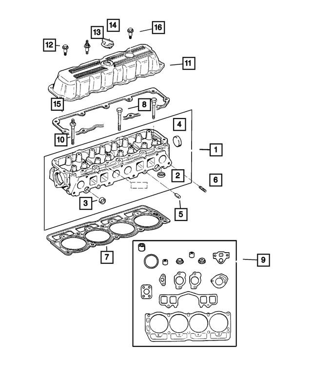 Genuine Mopar Cylinder Head Bolt 6035514