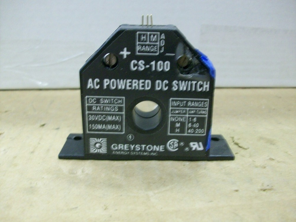GRAYSTONE CS-100 AC POWERED DC SWITCH