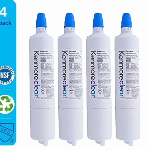 4 Pack Kenmore 9990 Refrigerator Water Filter