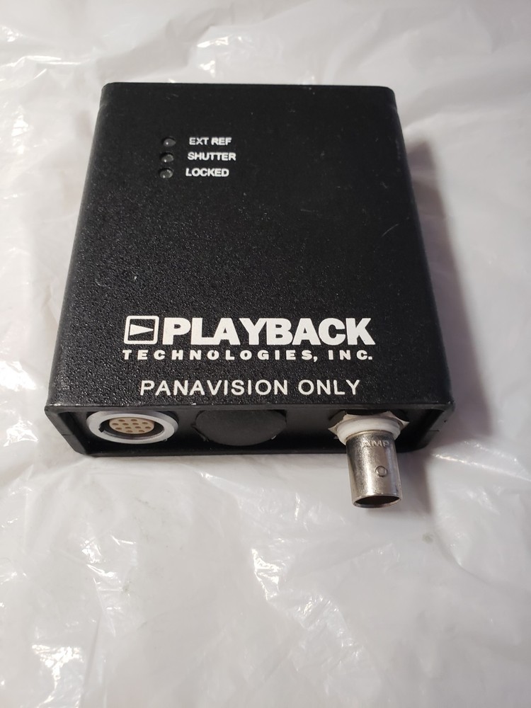 PLAYBACK SPECIAL EQUIPMENT PANAVISION