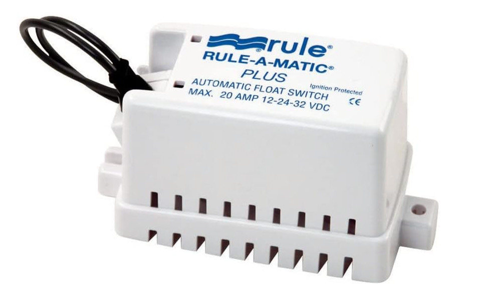 Rule 40A Rule-A-Matic Plus Bilge Pump Float Switch,12,24or32Volt,Moisture