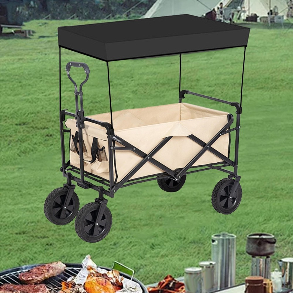 Canopy for Wagon Attachment Multifunctional Removable Water
