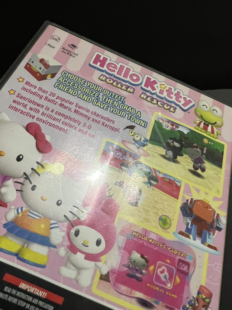 **NO GAME** Hello Kitty Roller Rescue Nintendo GameCube Original Authentic Case