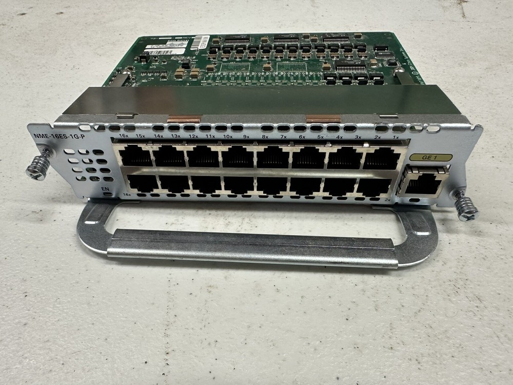 Cisco NME-16ES-1G 16-Port Gigabit EtherSwitch Service Module Card